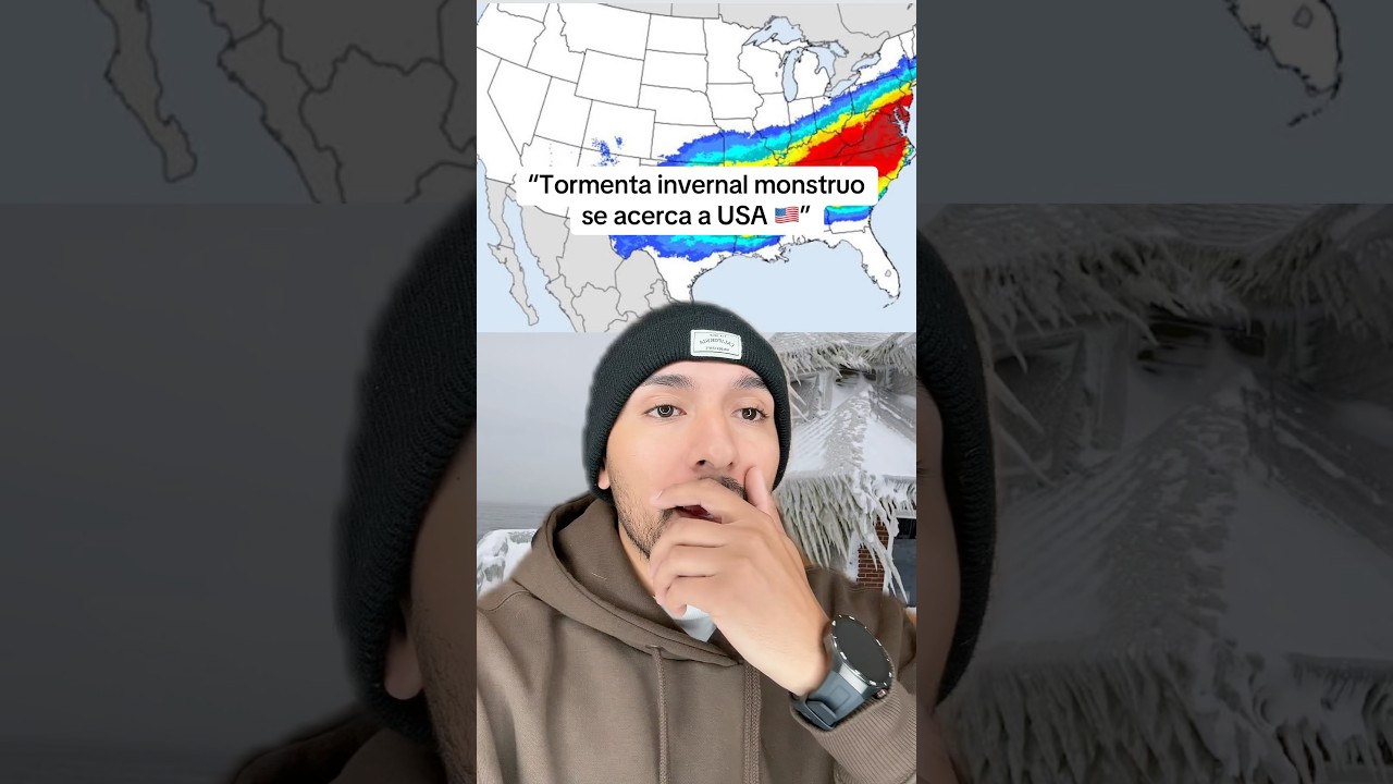 Se acerca tormenta invernal monstruo #sabiasque #curiosidades #shorts