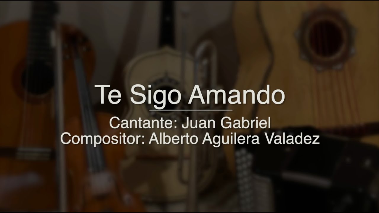 Te Sigo Amando - Puro Mariachi Karaoke - Juan Gabriel
