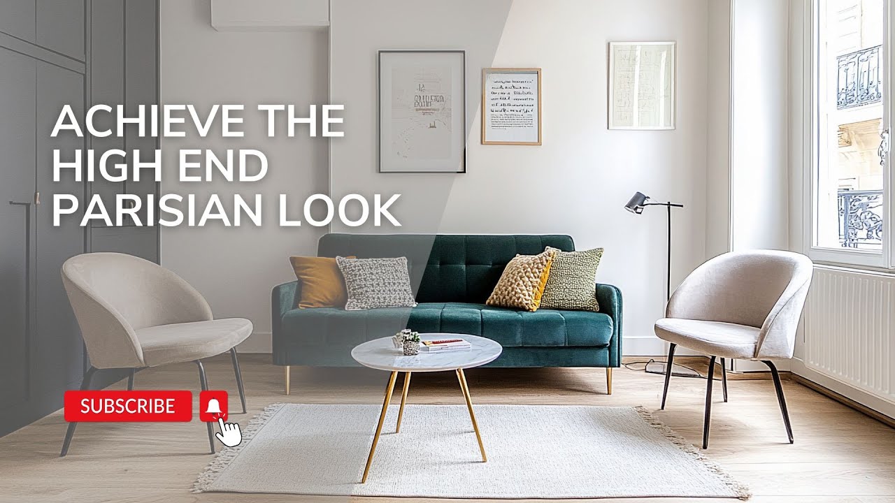 Transform Your Tiny Apartment Into a Luxury Parisian Living Room: Expert Tips