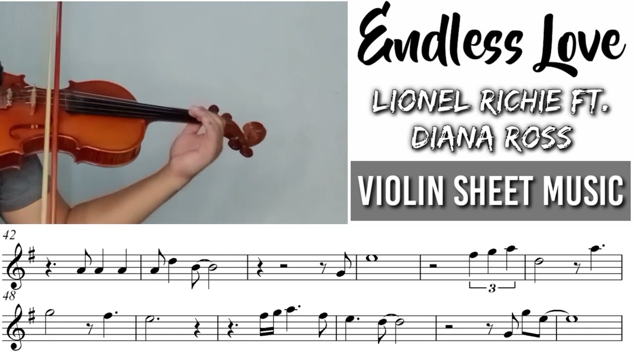 Free Sheet || Endless Love - Lionel Richie Ft Diana Ross || Violin Sheet Music