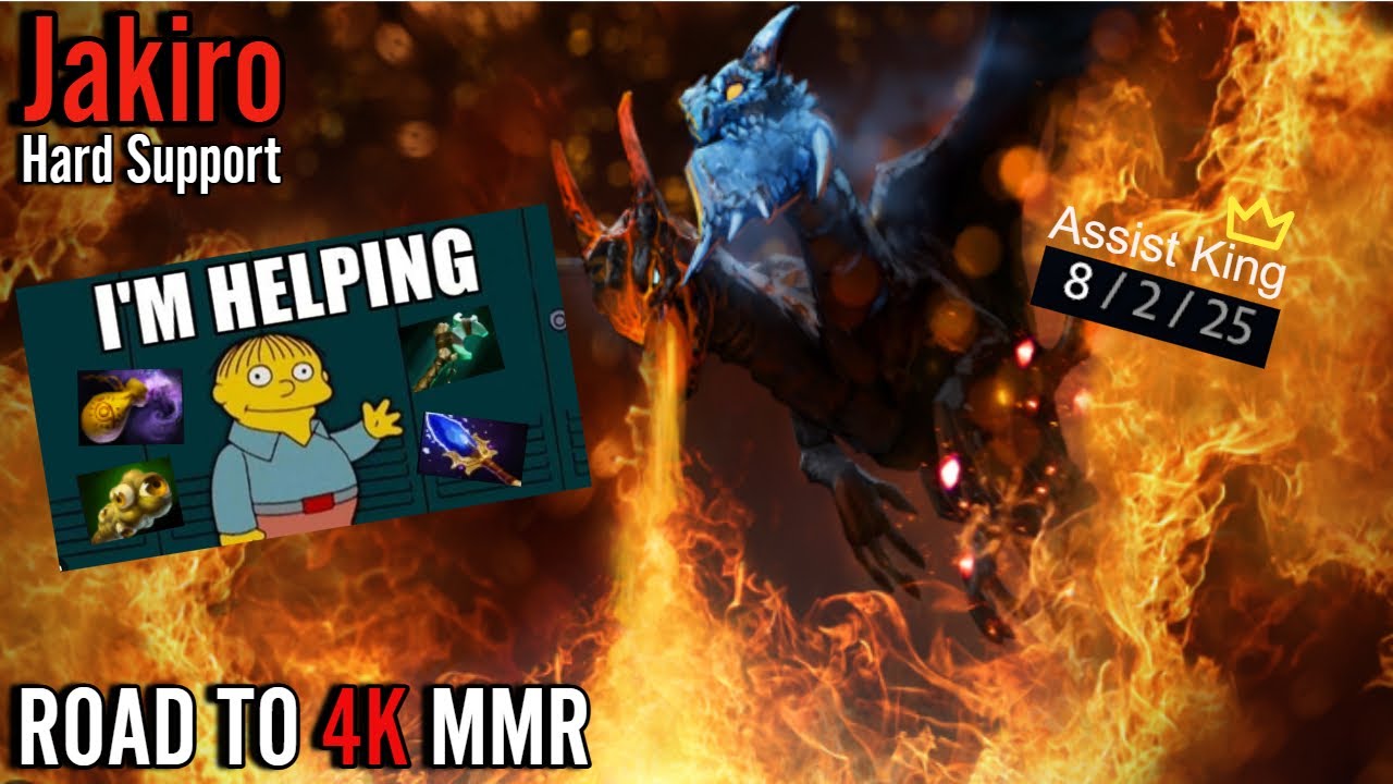 JAKIRO: ASSIST KING! Road to 4k MMR [DOTA 2]