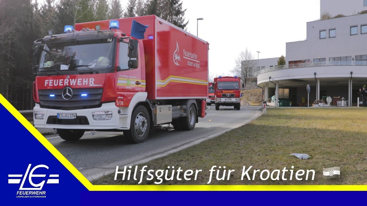 Hilfskonvoi in das Erdbebengebiet nach Kroatien | Teil 1 | Feuerwehr Leinfelden-Echterdingen