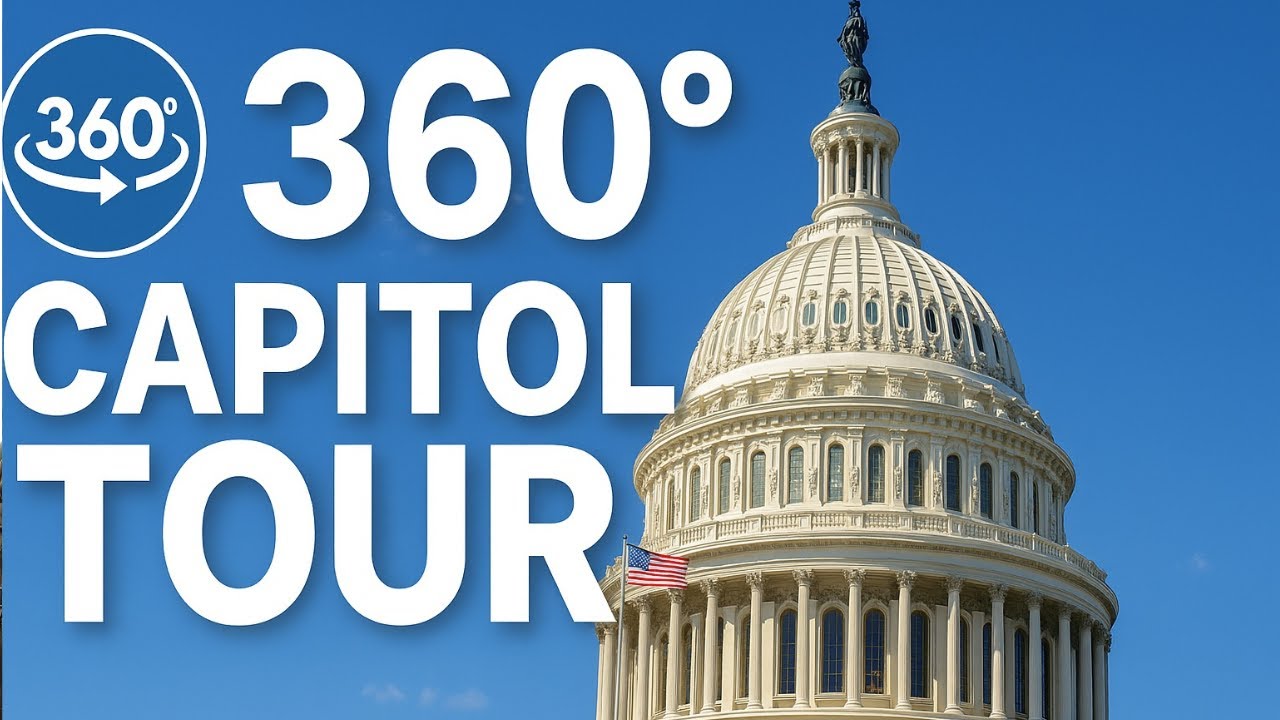 You Won't Believe What's INSIDE the U.S. Capitol Building – 8K 360° VR Tour