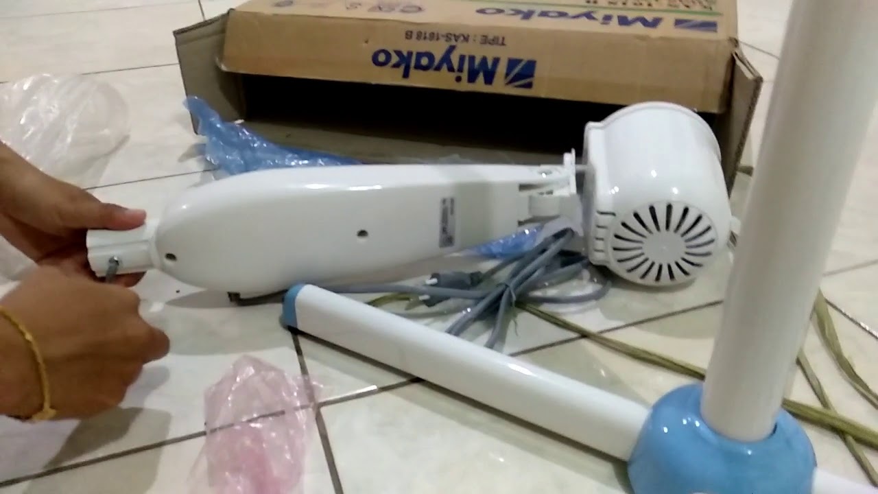 MERAKIT KIPAS ANGIN MIYAKO GAMPANG DAN CEPAT, CEWEK BISA!!!