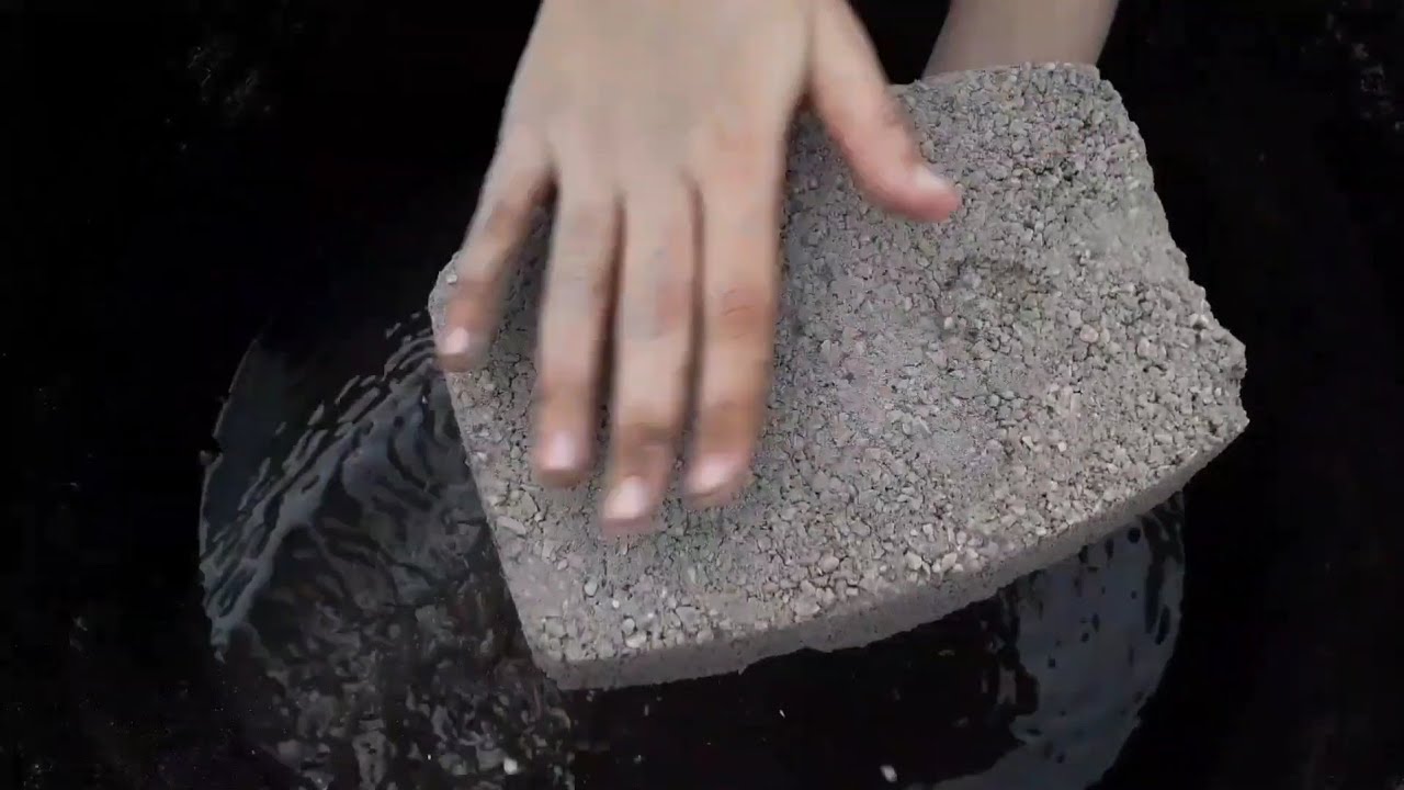 White grainy sand bars crumbling in water+dry floor mouthwatering sleepy Asmr 💦😴🤤💤