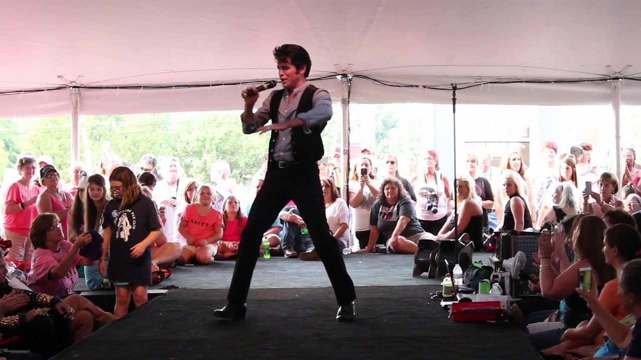 Dean Z sings 'Dixieland Rock' Elvis Week 2015