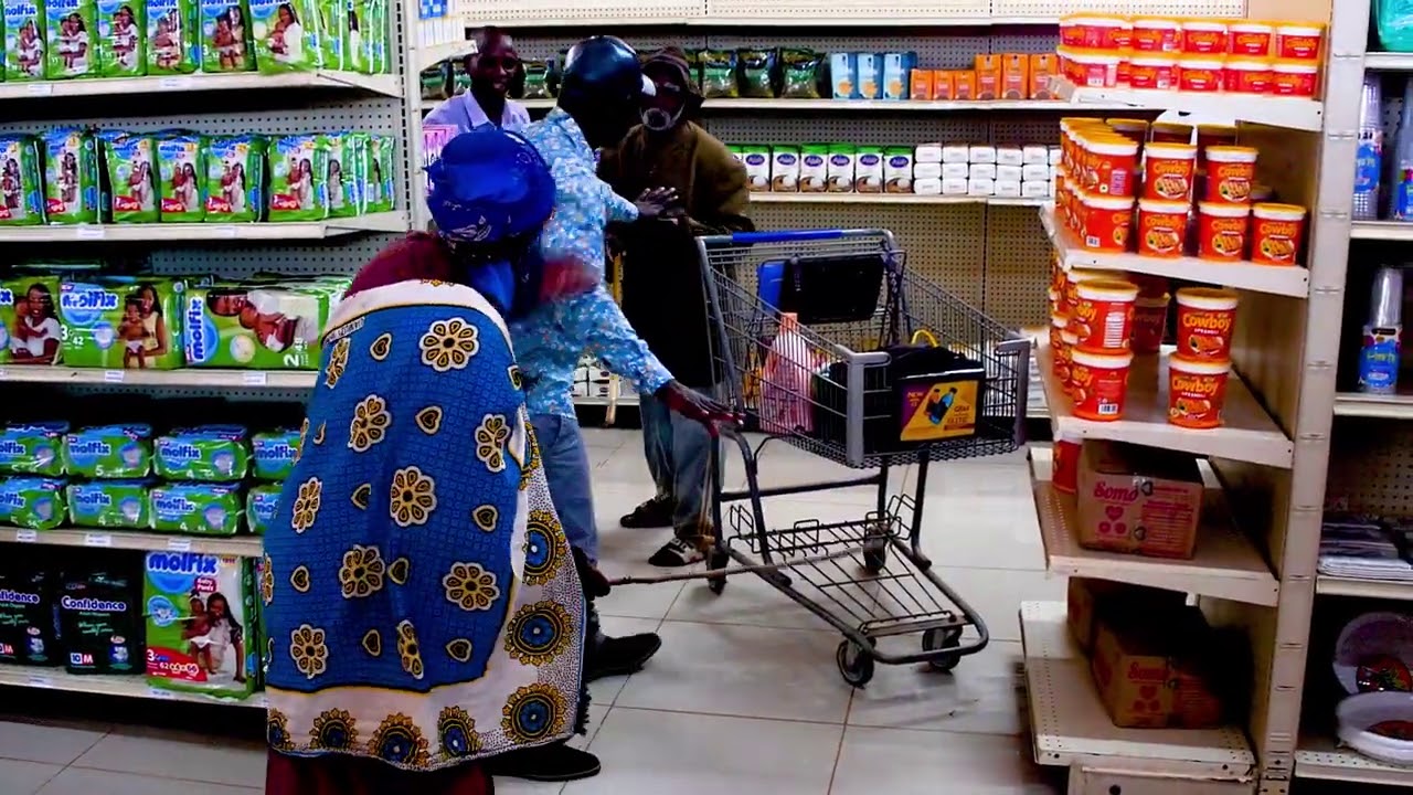 Gogo small is back from Mombasa.... drama at Benny Mart supermarket 😂😂