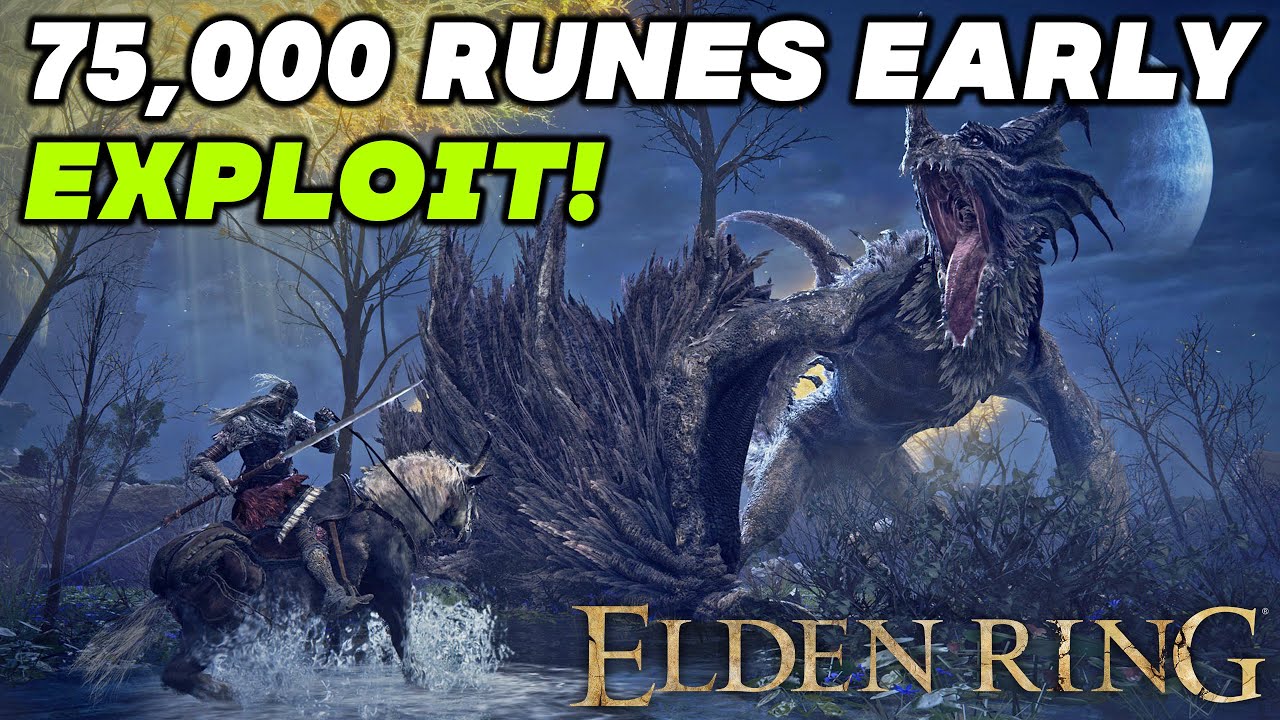 Elden Ring How to Level Up Fast EARLY  | Fast Runes Exploit | BEST METHOD TO FARM! 75K in 4 Minutes