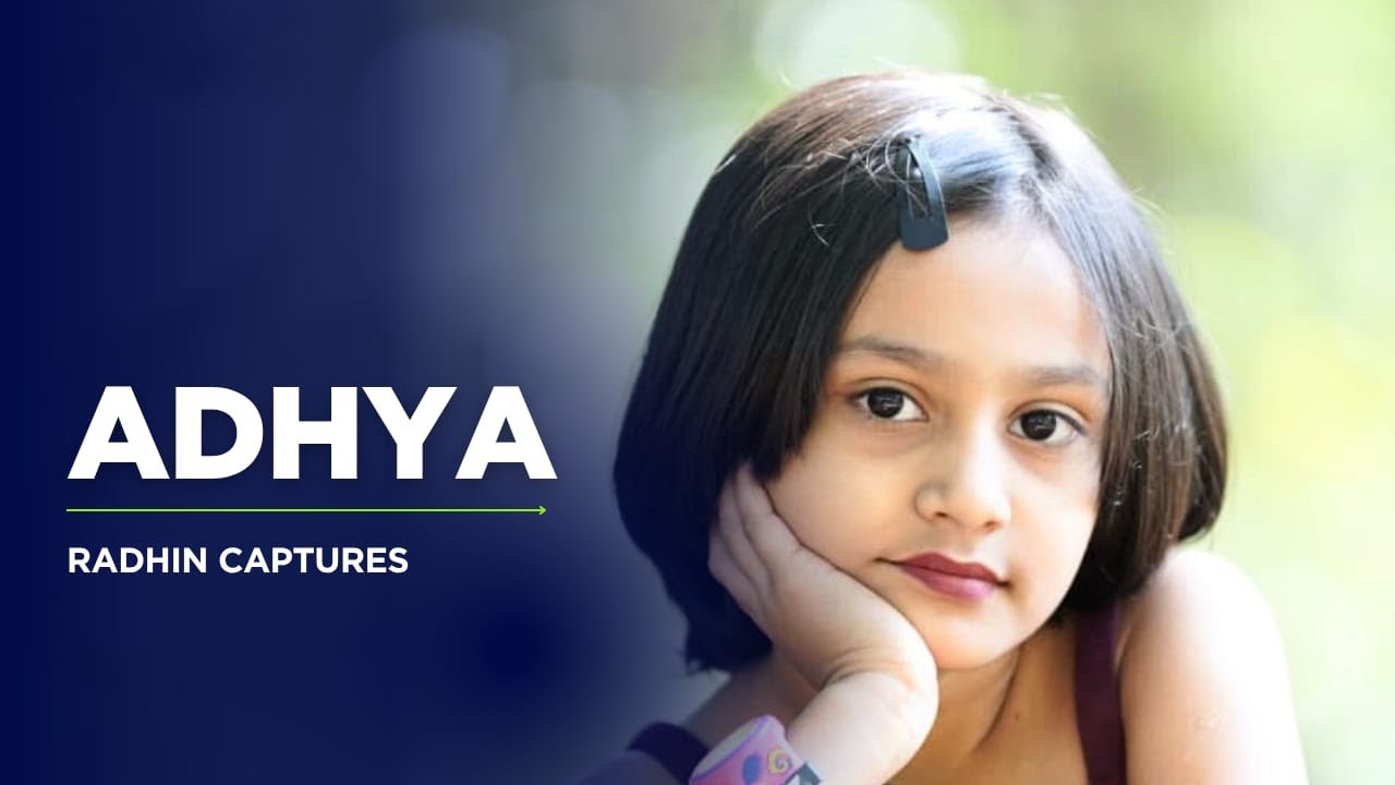 Adhya's Short Video | Kids Photography | Outdoor Shoot | Radhin Captures