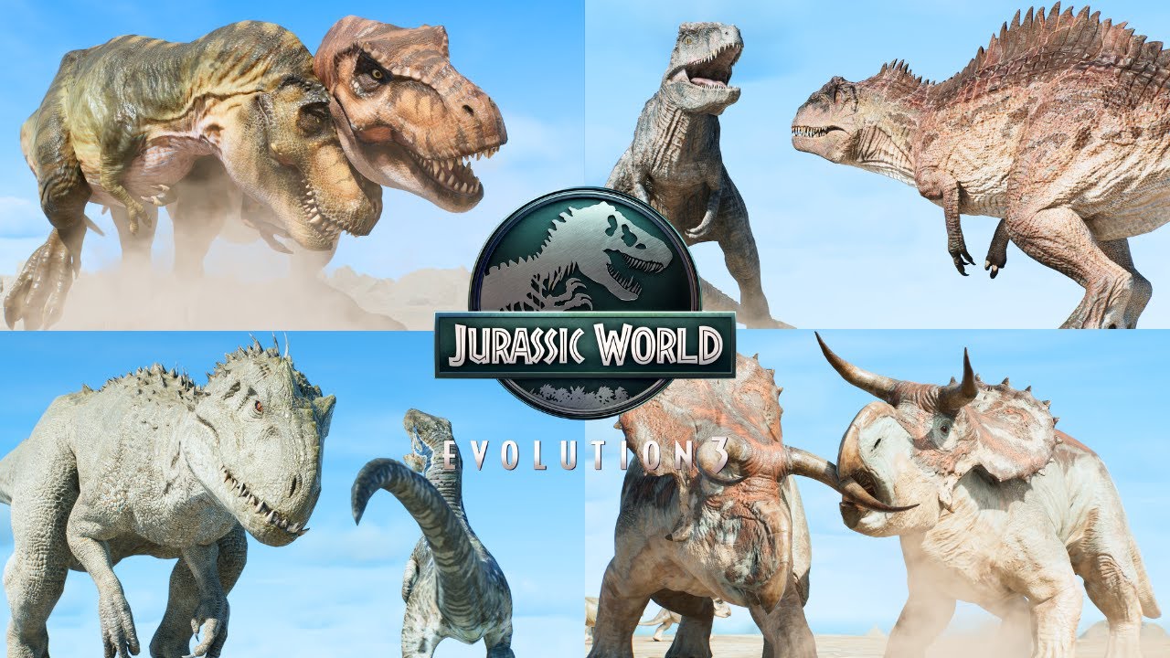 【全94種類！】全ての恐竜の可愛い交流シーン！/All 94 dinosaurs cute  Animations! Jurassic World Evolution 3