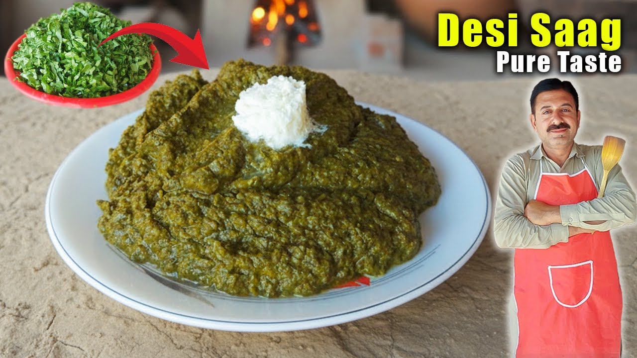 Sarson Ka Saag Recipe | Punjabi Village Style Saag Recipe | Natural Village Food