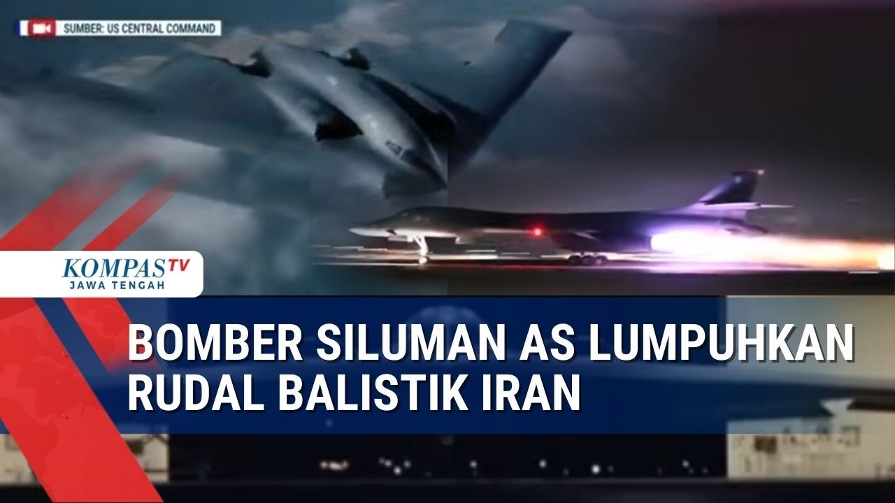 Bomber Siluman AS Lumpuhkan Rudal Balistik Iran
