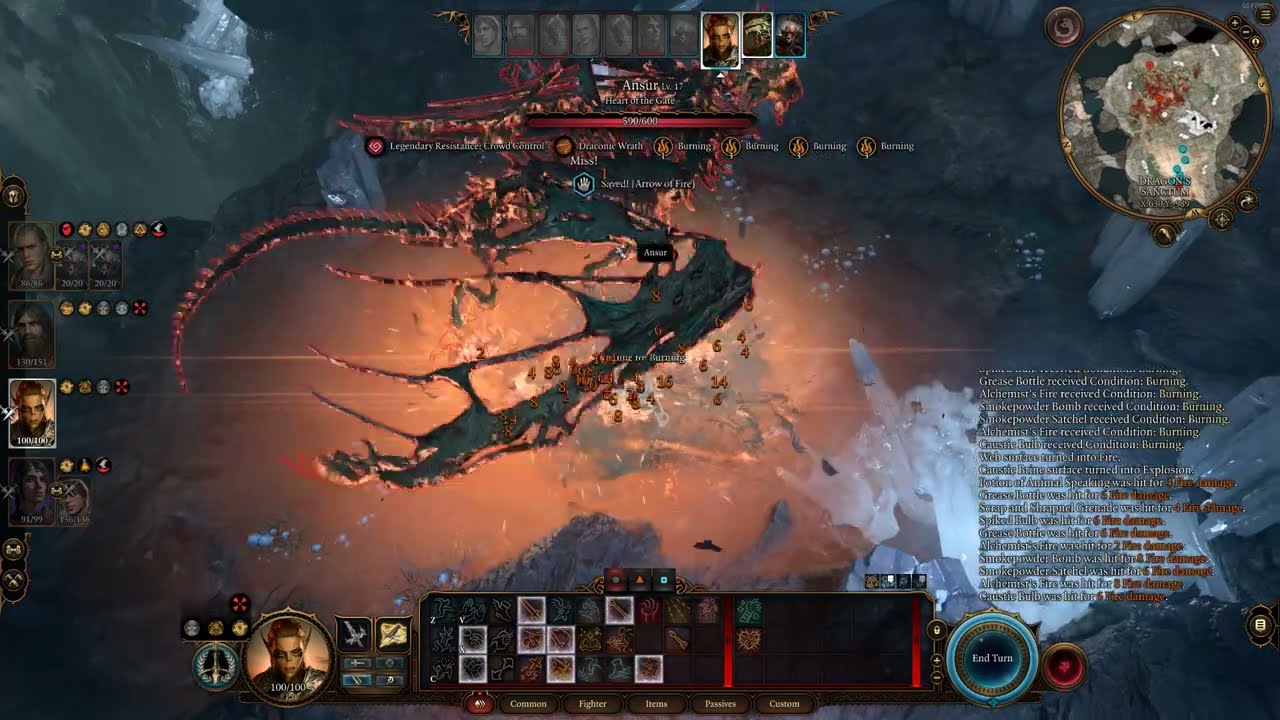 BG3 - 1 turn Ansur kill