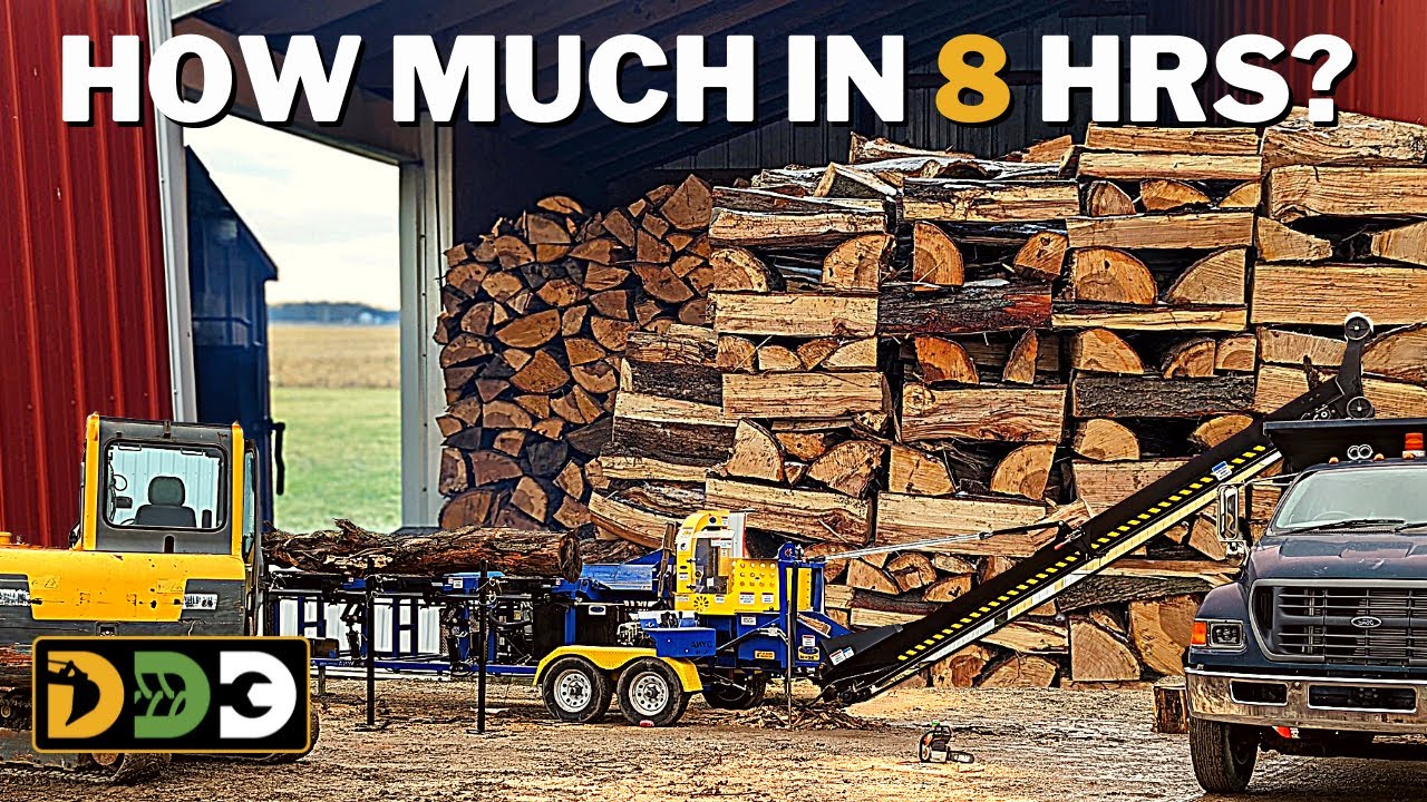 I Rented a Firewood Processor For 8 Hours (2022) - Homeowner Review of Dyna SC-16