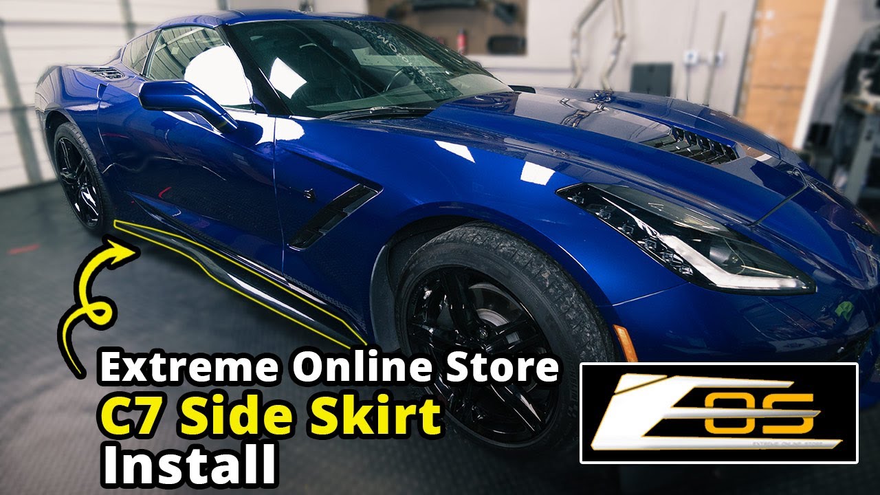 Install & Review C7 ZO6/Z07 Style Side Skirts on 2014-2019 Stingray Corvette Extreme Online Store