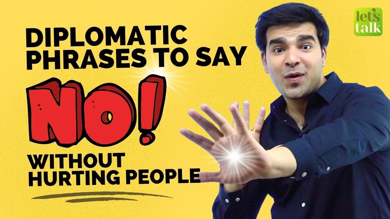12 Diplomatic English Phrases To Say NO Without Hurting Anyone! Advanced English Speaking | Hridhaan