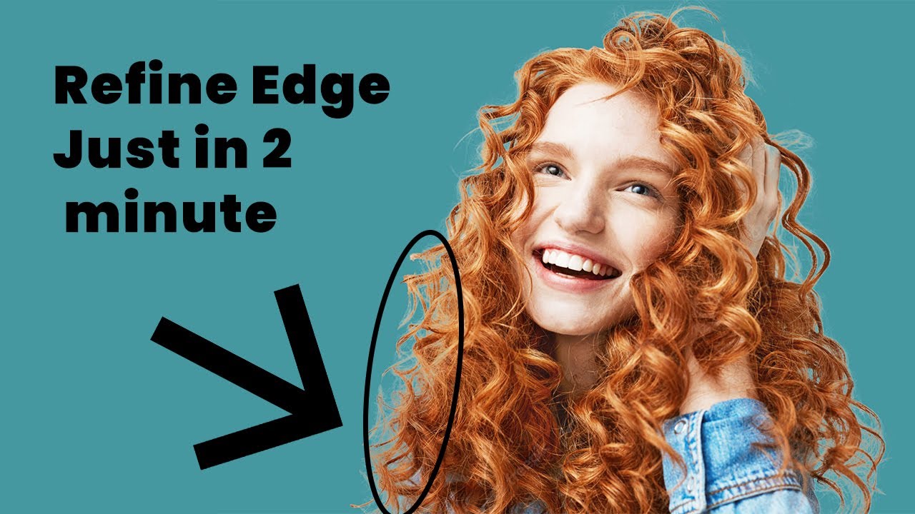 Refine Edge in Photoshop easy and quick refine hair step by step tutorial in Urdu. (photoshop 2020)