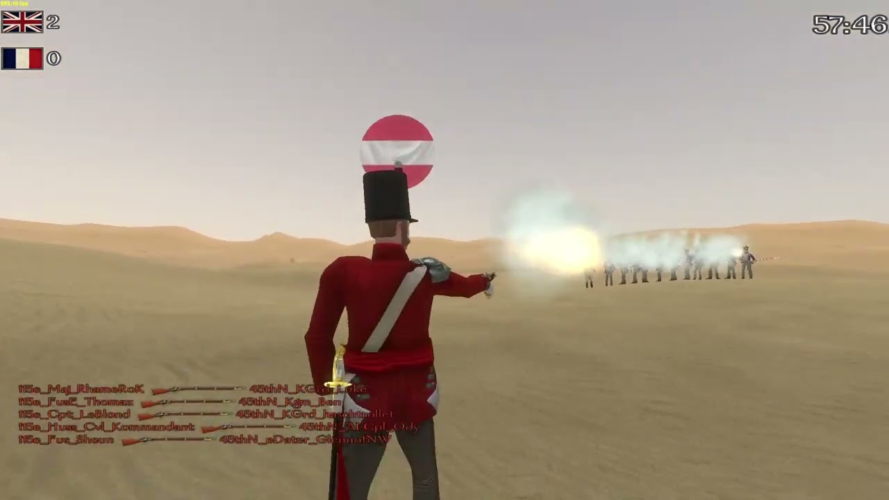 Mount And Blade Warband: Napoleonic Wars 45thN vs 115e