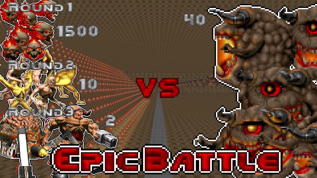 40 Pain Elementals V.S. 1500 Lost Souls, 20 Archviles and More