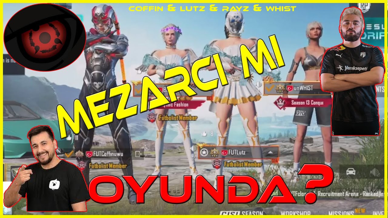COFFİN VE ARKADAŞLARINA KİM DENK GELDİ?? (LUTZ & RAYZ) / PUBG MOBİLE
