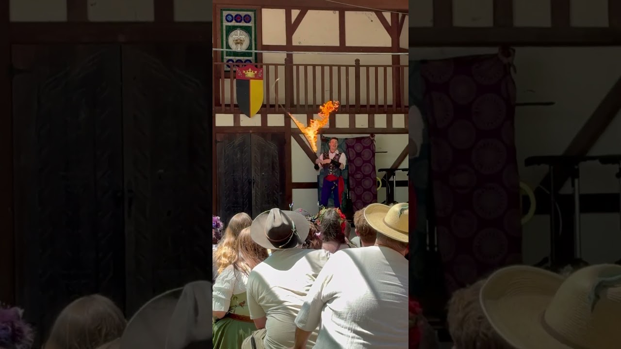 Fire Whipping ￼at a Renaissance Fair #renaissancefestival #whip #firewhip #fire