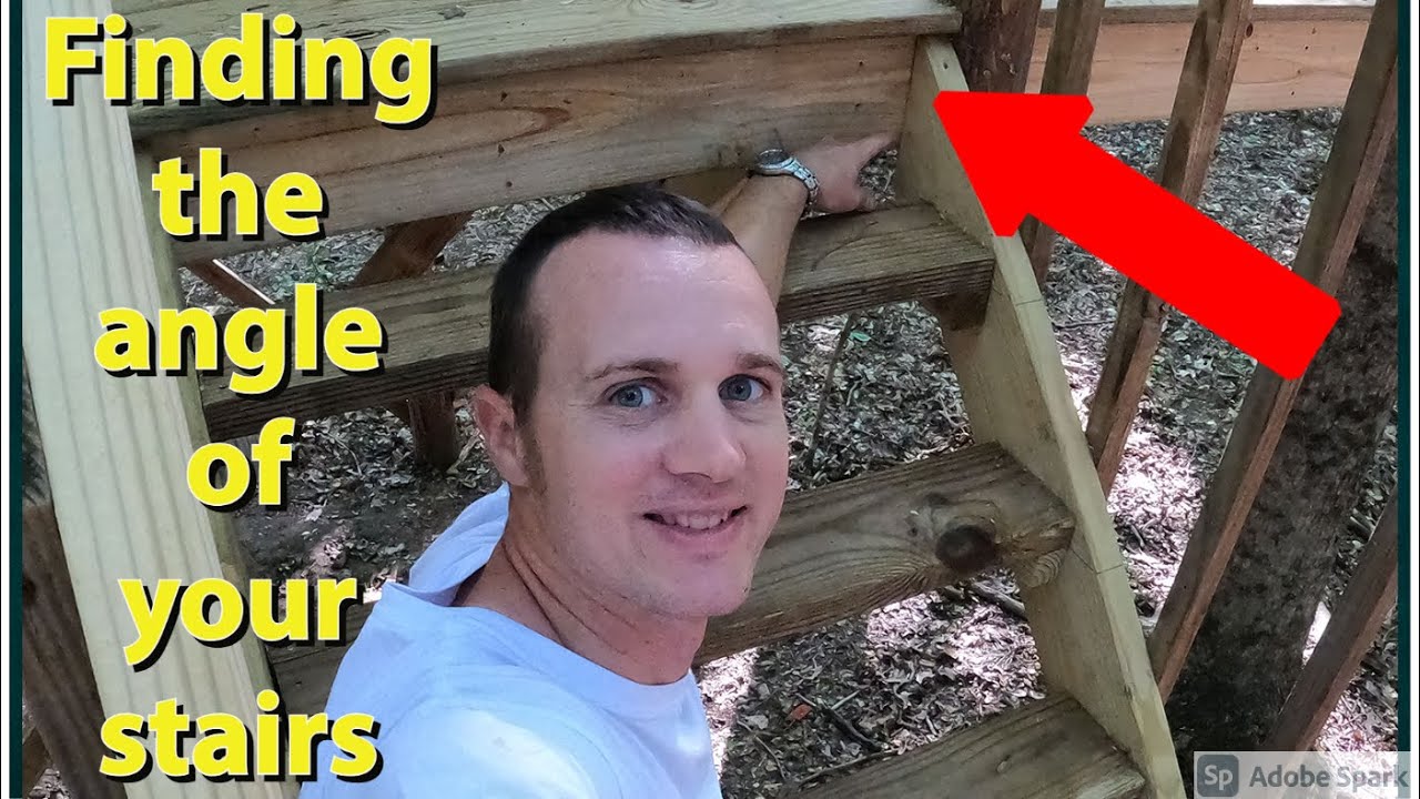 Stair angle: How to figure it out