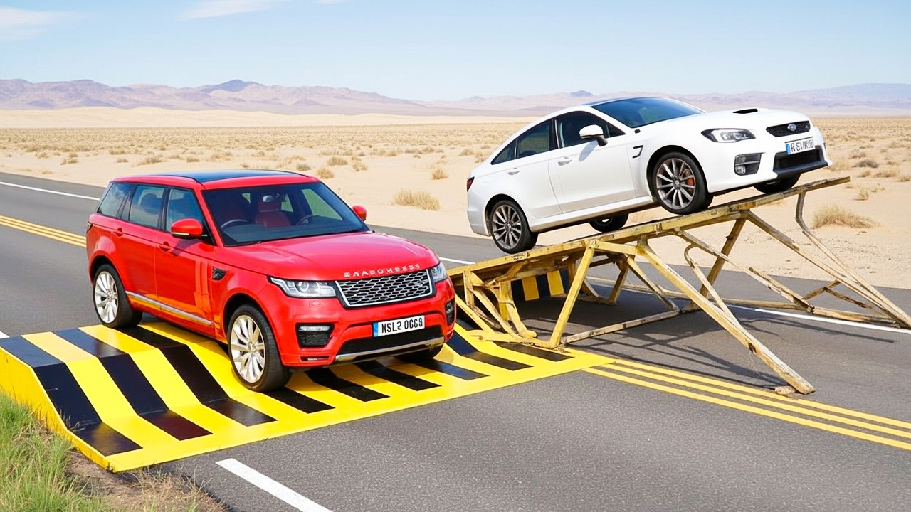 Cars vs Ledges Challenge #1 in BeamNG Drive!