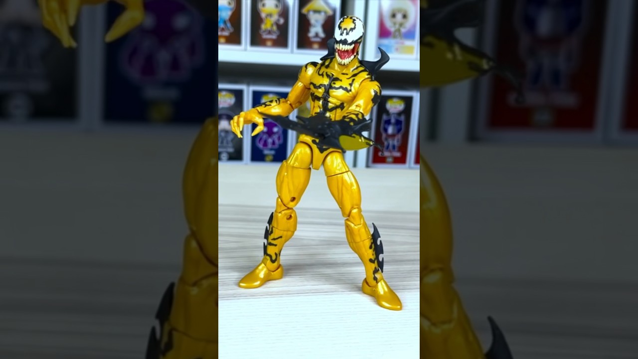 YELLOW VENOM? UNBOXING THE FAGE FIGURE FROM HASBRO! #venom #hasbro #phage #unboxing #toprob #paparob