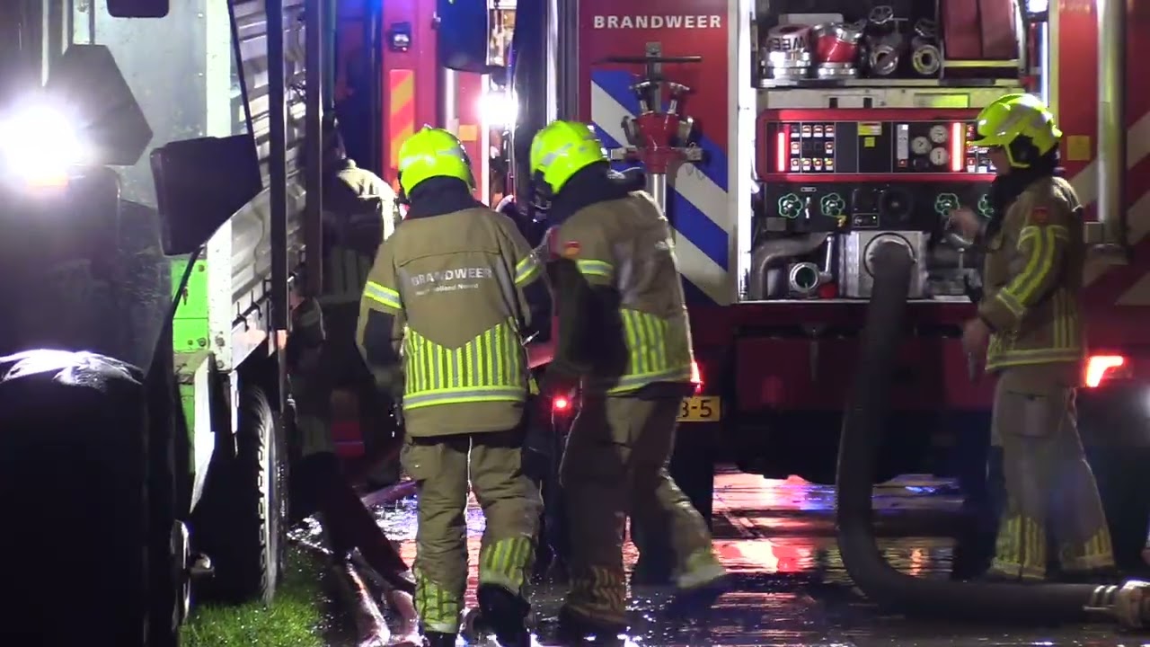 Grote brand schorrenweg nacht 10/11/2025 op 11/11/2025