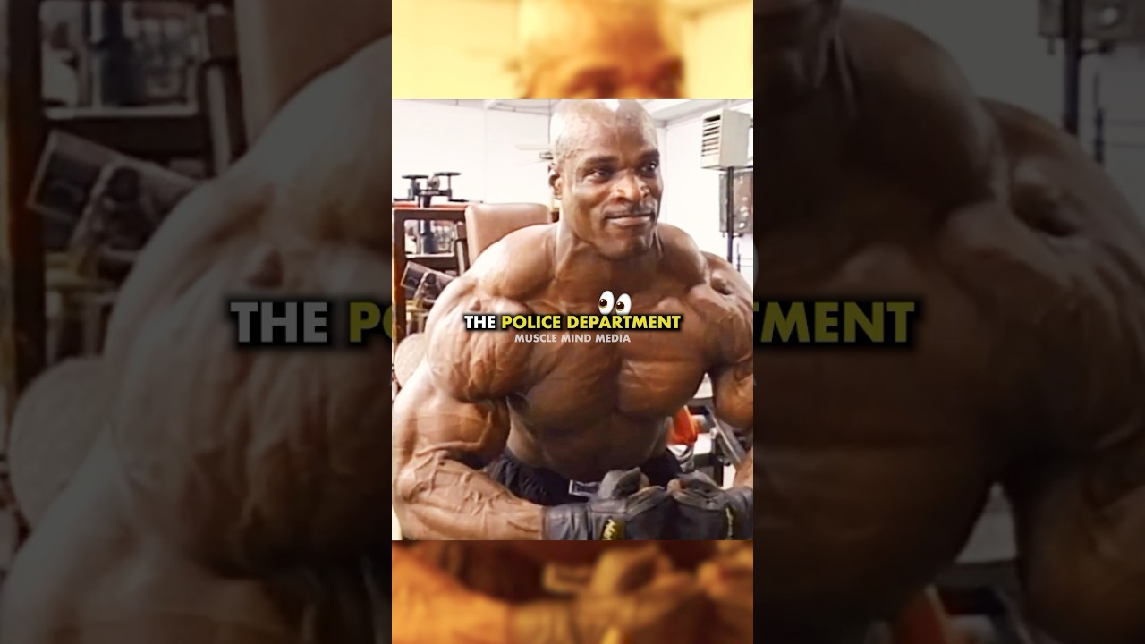 Was It Easy for Ronnie Coleman to Pass the Police Exam? 📝🧐 #shorts