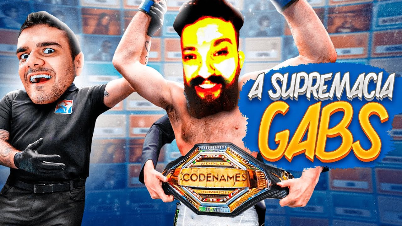 CODENAMES: A SUPREMACIA GABS! A SUPERAÇÃO DO MAIOR DE TODOS c/ Guinas, Vx, Coelho e +