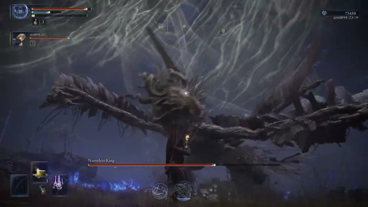 The Nameless King destrouys us in ELDEN RING NIGHTREIGN