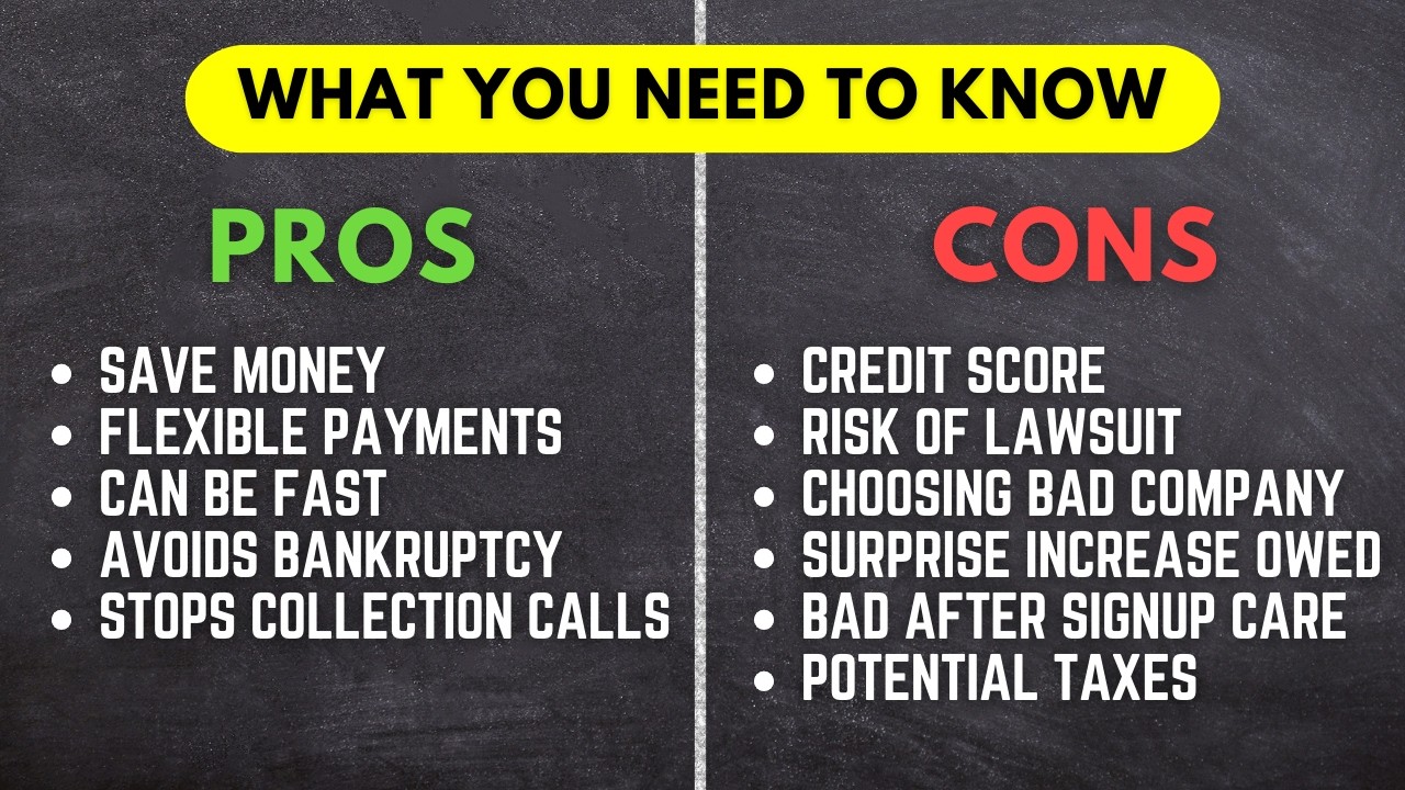 Debt Relief Program Pros and Cons (2025)