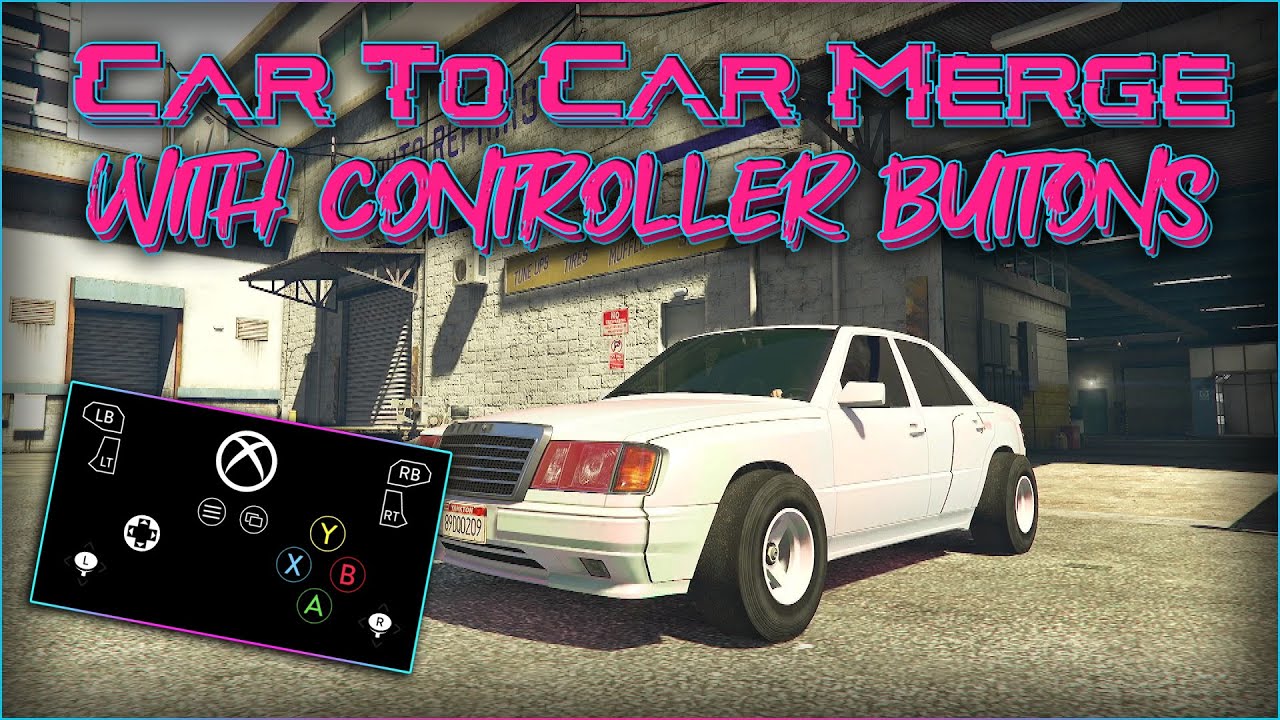 GTA5 - How To Preform The Car To Car Merge - Now With Controller Button Graphics! I know...Sorry