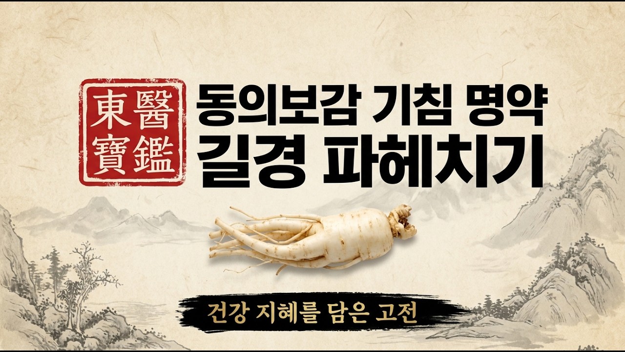 #6.목이 붓고 기침날 때 필수! 동의보감 허준이 극찬한 도라지 '길경' 활용법 ㅣ동의보감 해제