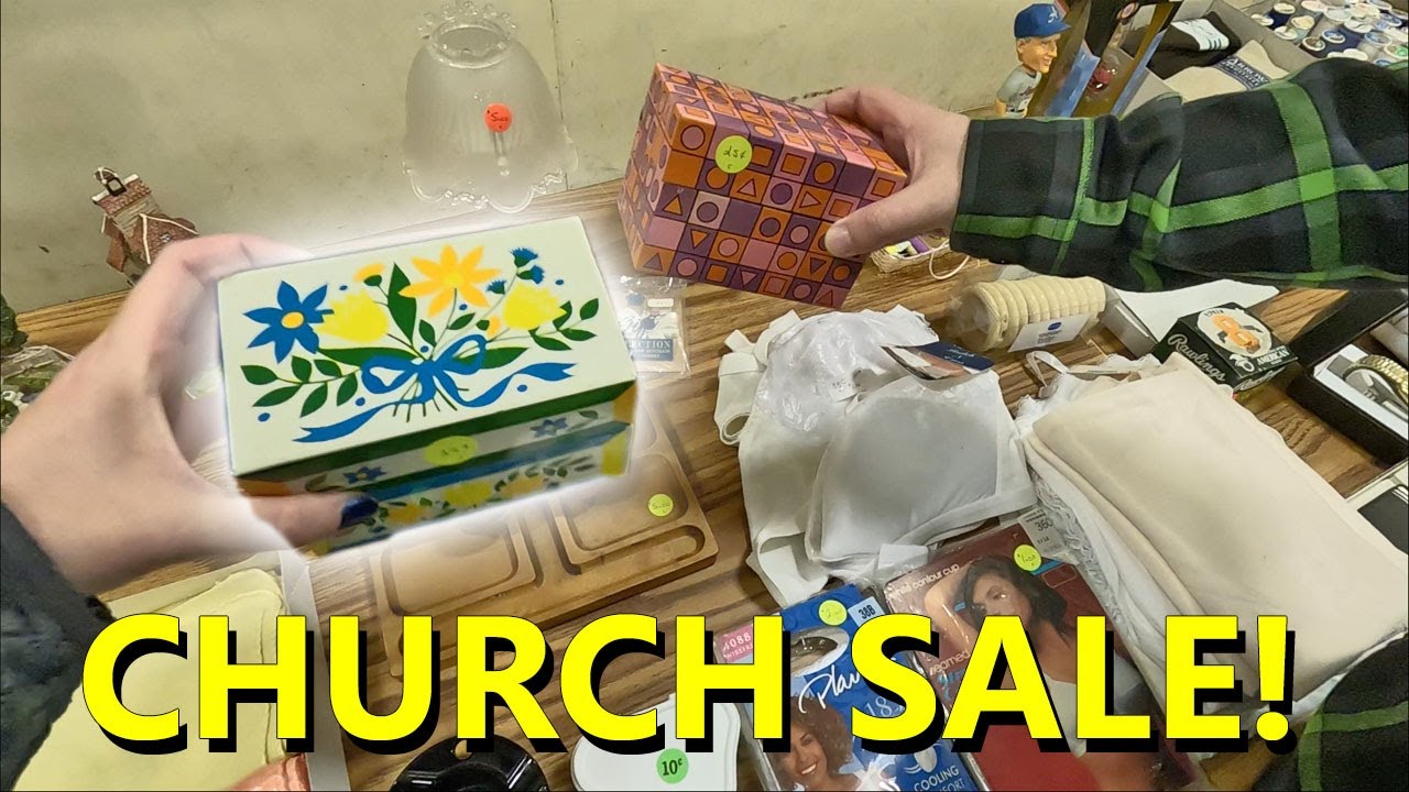 FIRST CHURCH SALE OF THE YEAR! | Vintage Reselling eBay & Antique Booth