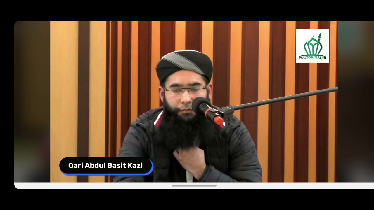 surah zumar last portion  by qari abdul basit kazi