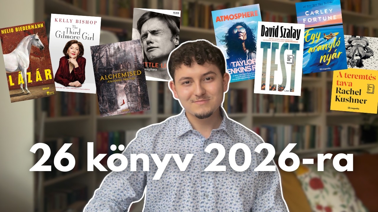 26 könyv, amit el kell olvasnod 2026-ban! 📚