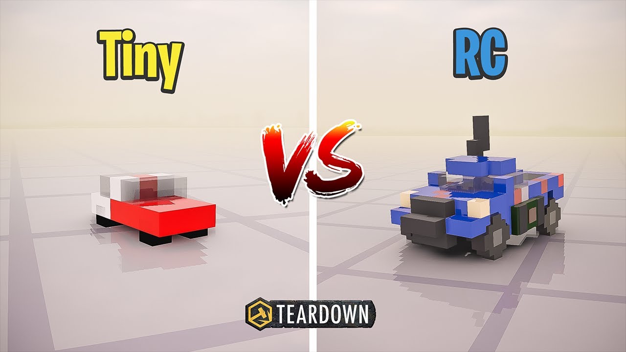 TINY Car vs RC Car | Teardown