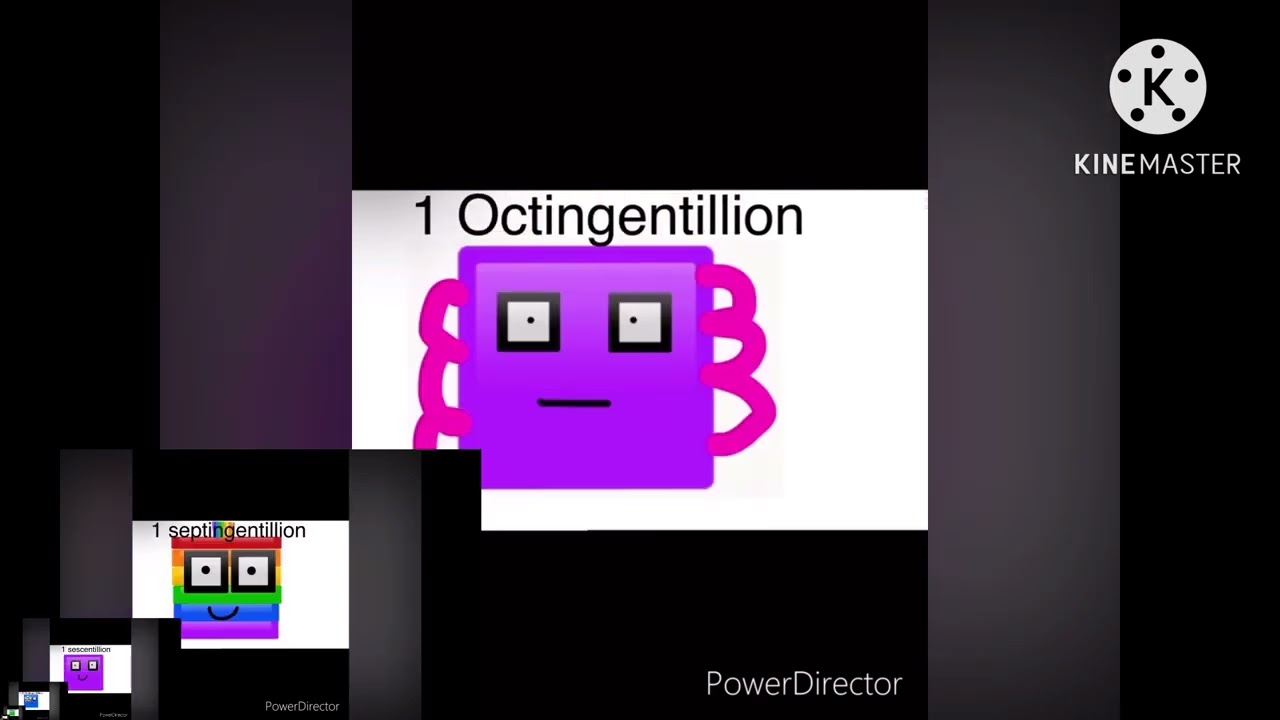 NUMBERBLOCKS 1 MILLION TO 1 TRIMILLINILLION