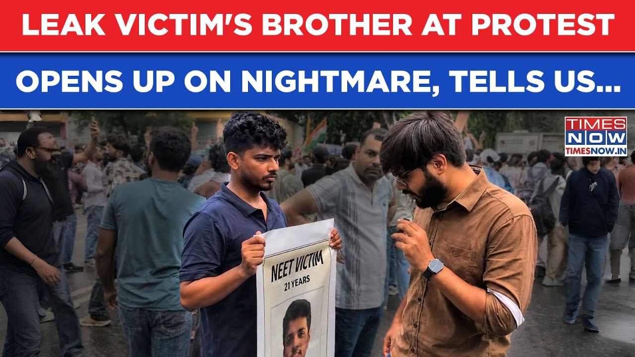 CJP Delhi Protest: NEET Leak Victim&rsquo;s Brother Opens Up On Nightmare, Tells This Reporter... | WATCH