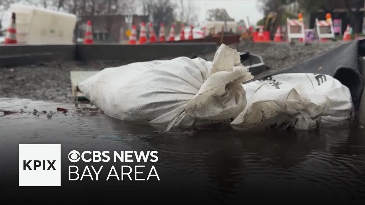 Rain, flooding seen in Fremont, East Bay on President's Day