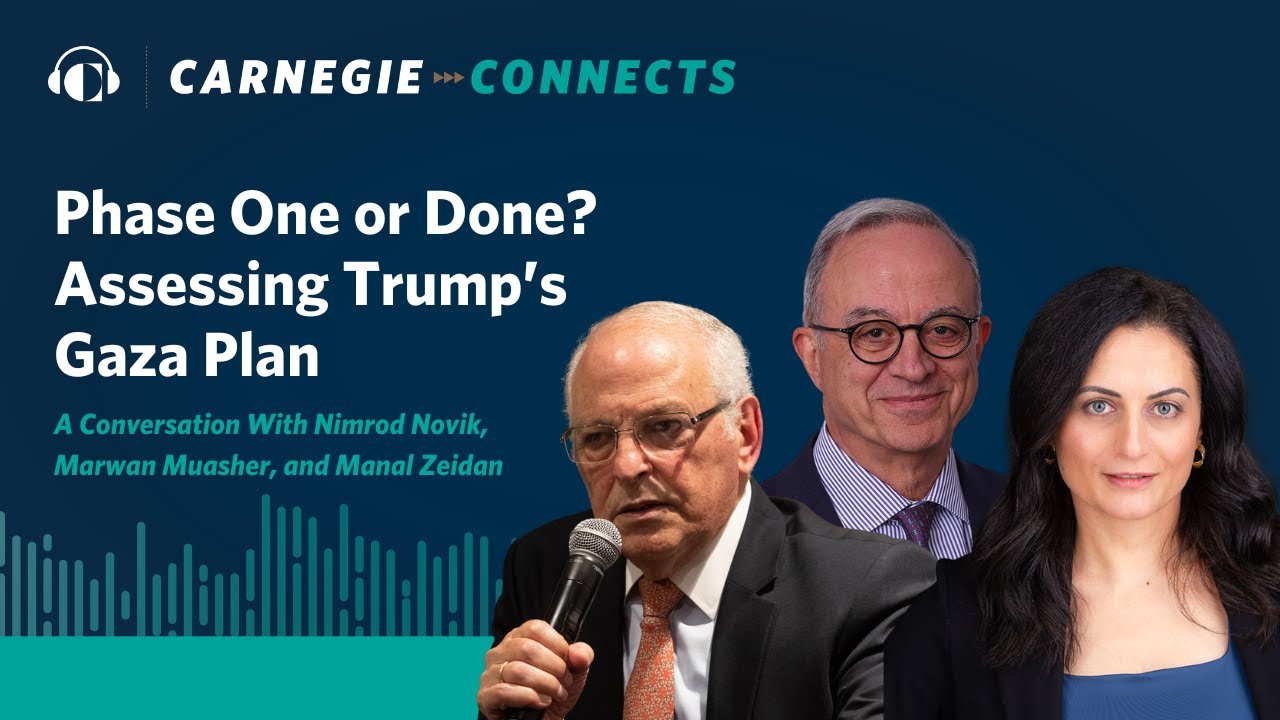 Phase One or Done? Assessing Trump’s Gaza Plan