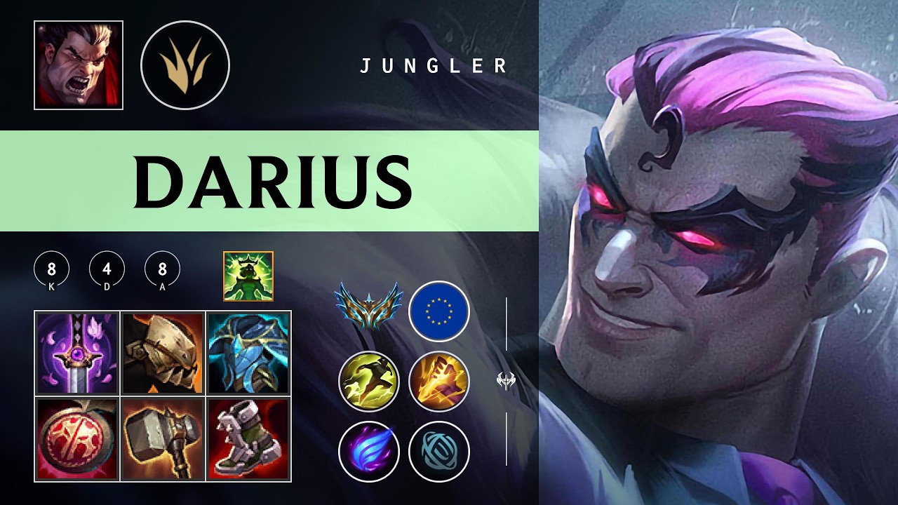 Darius Jungle vs Sylas - EUW Challenger Patch 26.05