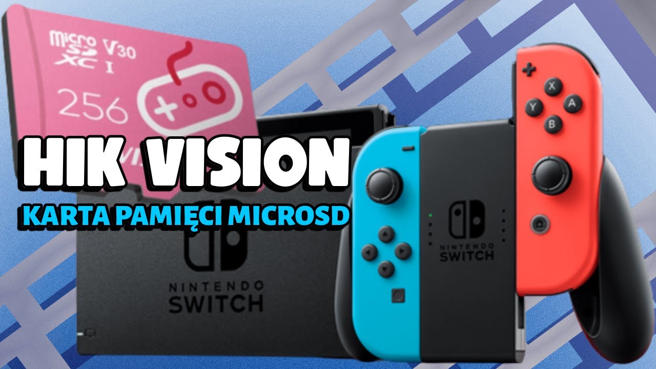 Szybka karta pamięci Micro SD do Nintendo Switch i innych konsol przenośnych - HIK VISION