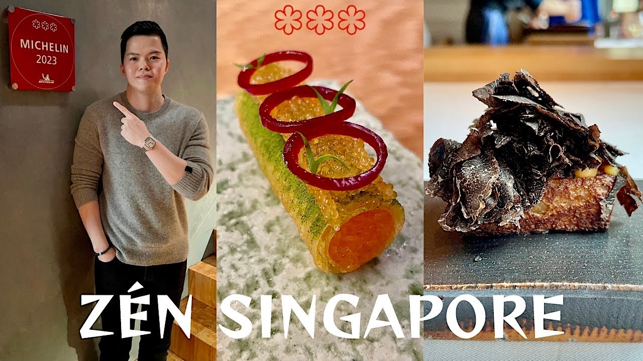Невероятный обед в Zén Singapore – ресторан Бьорна Францена, удостоенный 3 звезд Мишлен