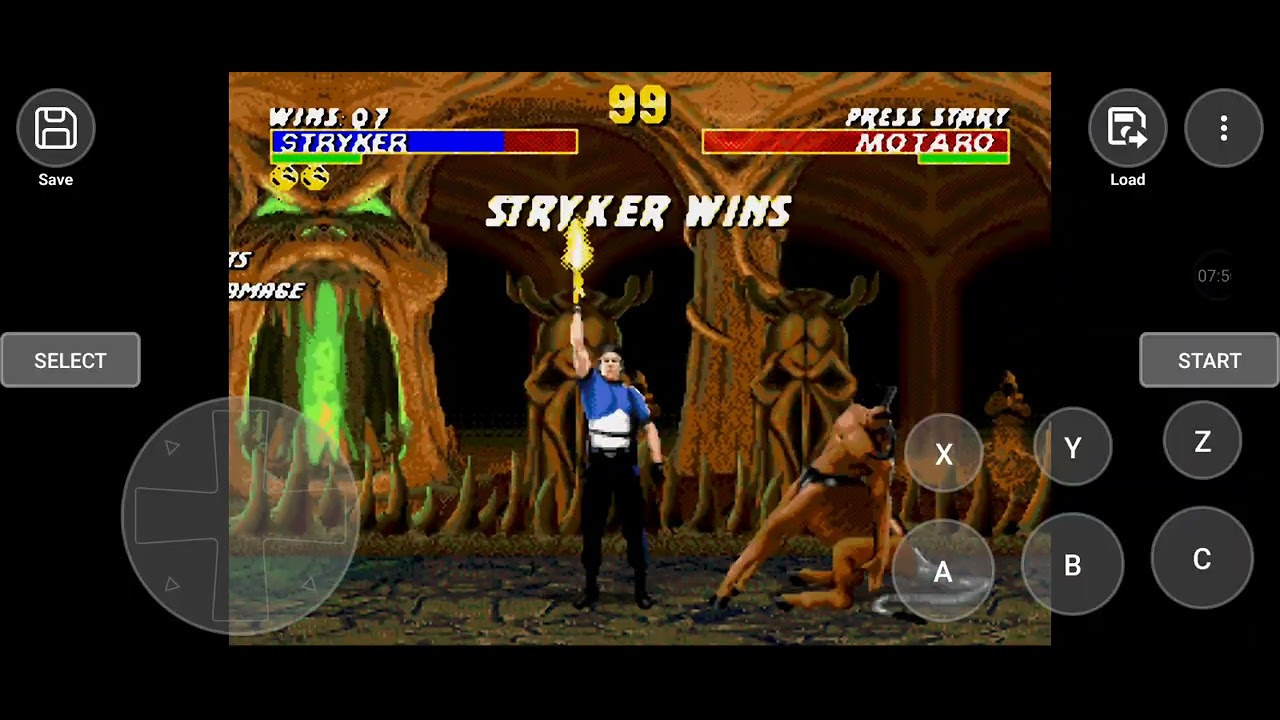  Ultimate Mortal Kombat 3 (Sega Genesis) Stryker
