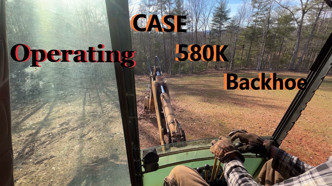 POV Digging with a Case 580K backhoe