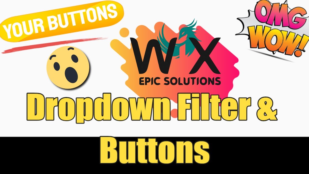 Create Dropdown filter and add buttons in Wix