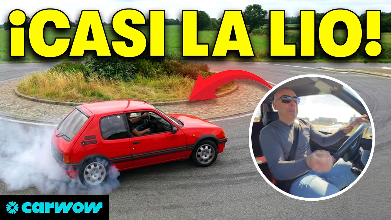 PRUEBO UN 205 GTI PARA COMPROBAR SU LEGENDARIO NERVIO ¡Y me llevo un bofetón!